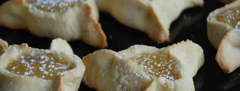 Jewish recipes, hamentaschen, lemon bar step-by-step