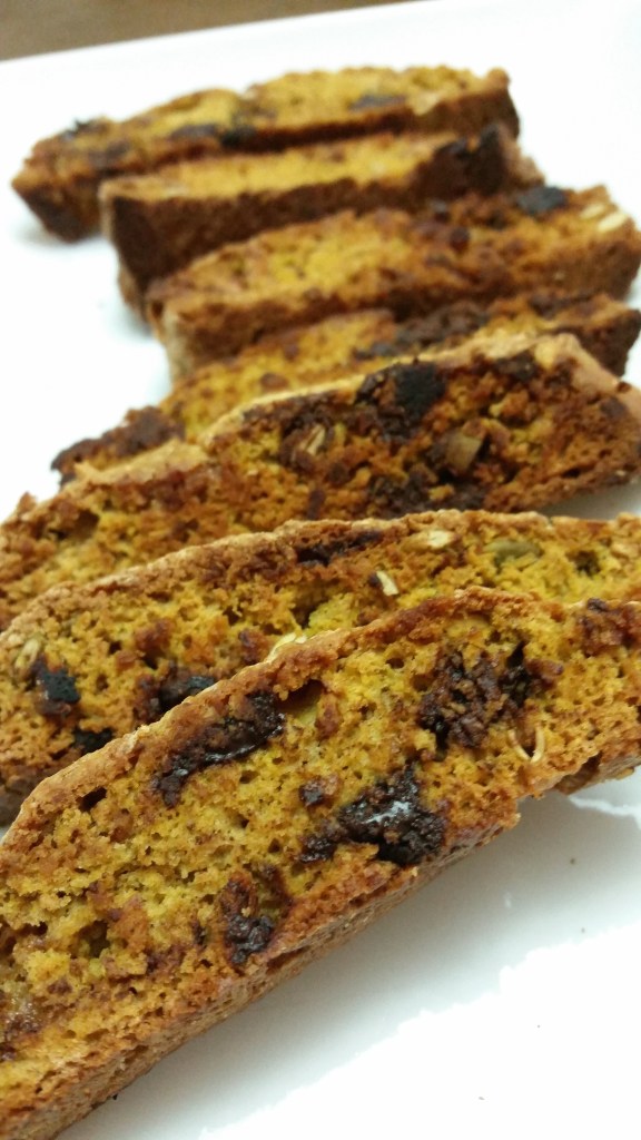 Chocolatey Pumpkin Biscotti