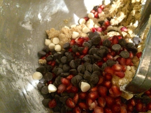 Pomegranate Chocolate Chunk Cookies